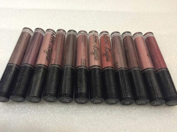 

factory direct dhl new makeup lips nyx lip lingerie matte lip gloss liquid matte lipstick
