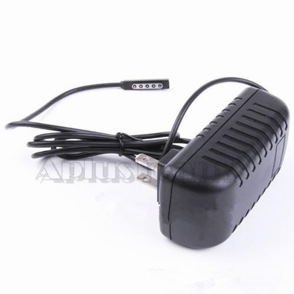 Cargador de pared de 12V 2A para Microsoft Surface RT 2 EE. UU. Suministro de enchufe de la UE AC DC Adaptador de corriente de viaje para el hogar para Tablet PC Color negro