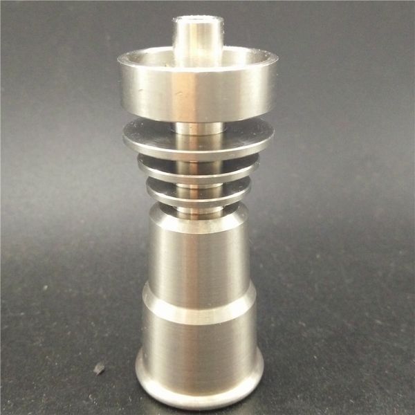 

wholesale price)gr2 domeless titanium nail direct inject design fits 14 19mm male glass joint
