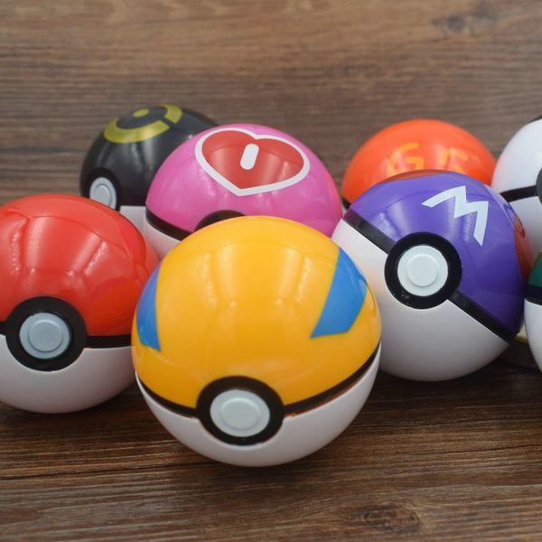 

10pcs elves ball fairy ball super ball pokball abs action anime figures 7cm figure kids toys gift pets baby elf dolls