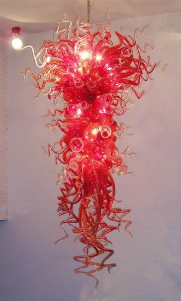 

color/size customized ce/ul certificate superior lobby hall lighting big l blown glass chandelier