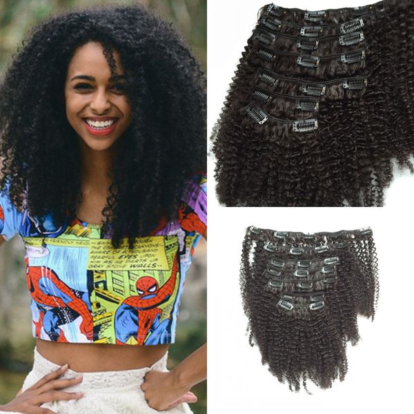 Afro Kinky Curly Human Hair Peruvian Virgin Unprocessed Kinky