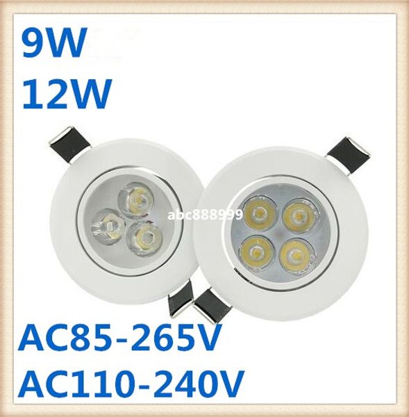 Dimmable 9w 15w 21w 25w Round Square Led Panel Light Surface