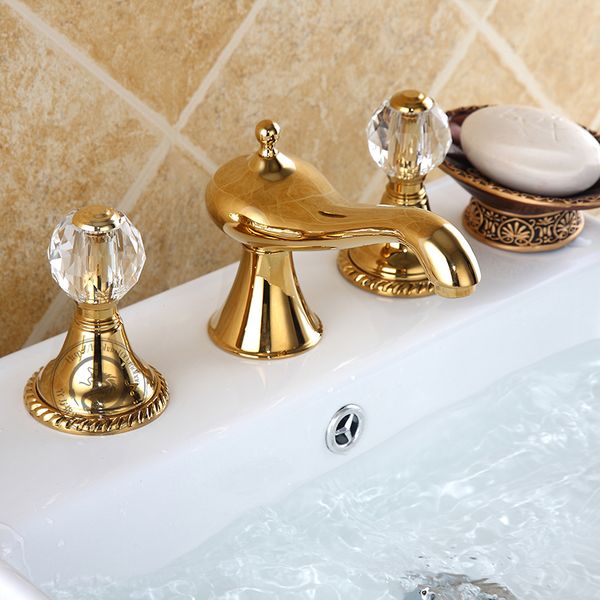 2019 Free Ship 8 Widespread Bathroom Lavatory Sink Faucet