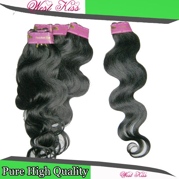 100 Human Hair Bundles Cheap Body Wave Peruvian Weave Processed