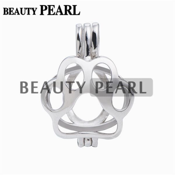 Plata Esterlina 925 grandes Paw encanto