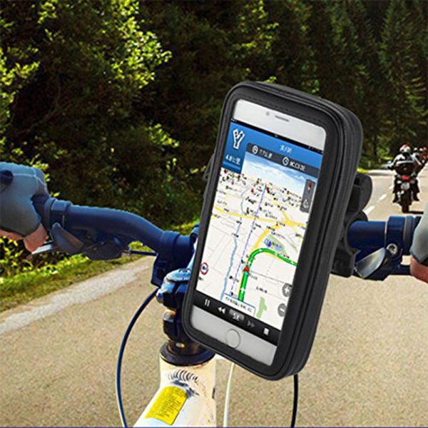 

Waterproof moto bike bicycle mount phone holder bag ca e mobile gp upport for iphone 6 6 for am ung galaxy 3 4