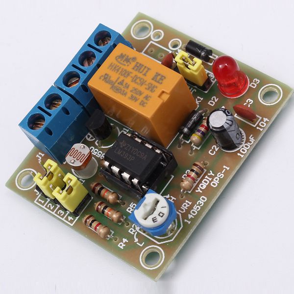 Atacado-ops-1 DIY Kit de interruptor operado por luz