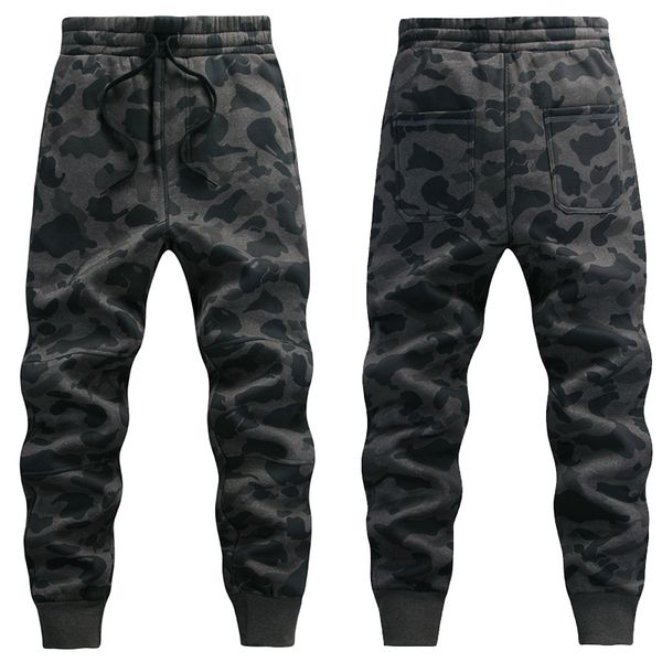 

wholesale-camouflage jogging pants 2020 new fashion mens style camo joggers ing, Black