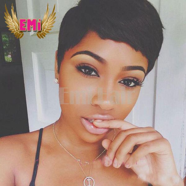 Brazilian Bob Style Short 100 Human Hair Wigs Half Wigs Hairstyles