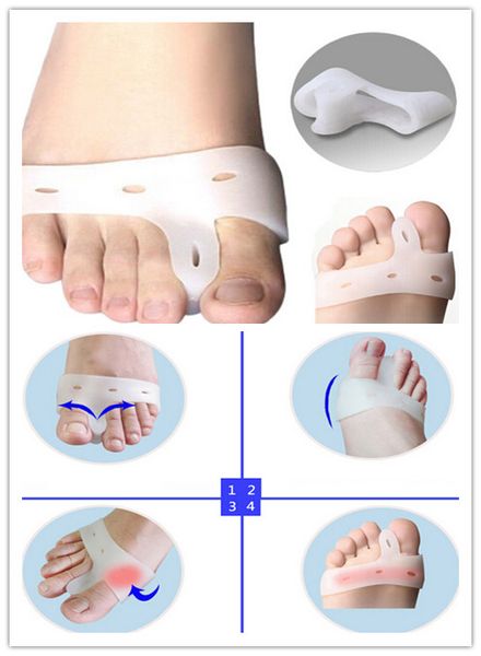 

новый уход за ногами силиконовый гель пальцы ног сепаратор палец вальгусной протектор бурсит большого пальца стопы регулятор вальгусной дефо