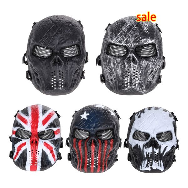 

wholesale paintball tactical full face protection skull mask army outdoor skull mask paty mask ing