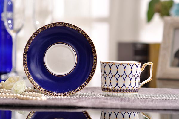 

white round cup and saucer super porcelain luxury blue china & one coffee cup set one coffee design saucer new bone product gift qkjdb