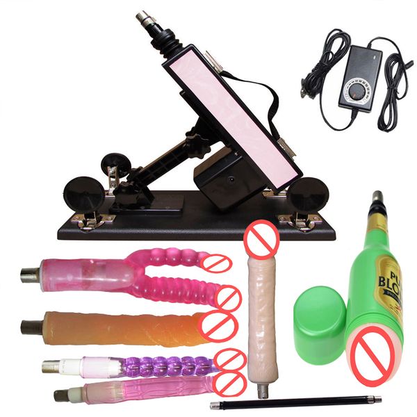 Black With Pink Color Powerful Motor Quiet Machine Sex Toys For