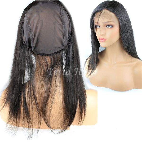 Yetta Hair Pre Plucked 360 Lace Frontal Brazilian Virgin Silky
