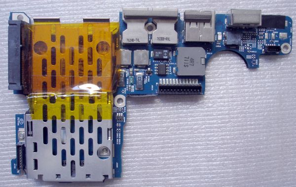 

820-2102-a 922-8040 m75 lio board,dc audio power board for a1226 15"bookpro