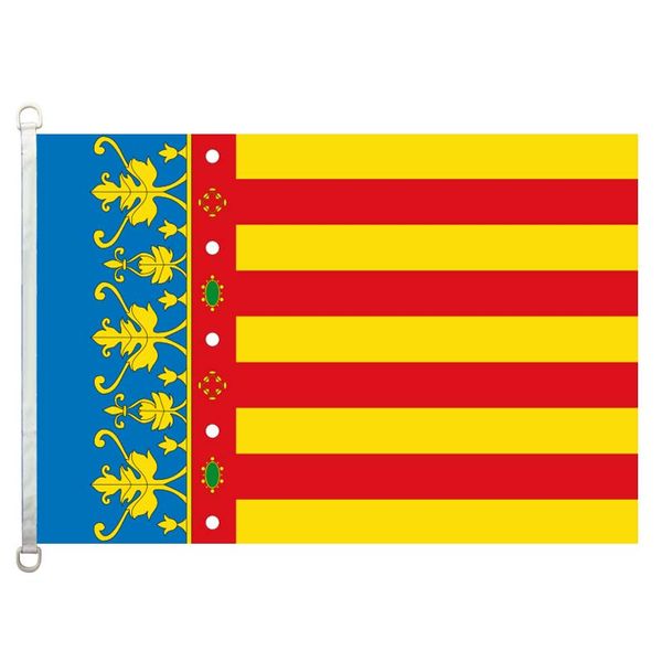 

good flag the_valencian_community flags banner 3x5ft-90x150cm 100% polyester country flags, 110gsm warp knitted fabric outdoor flag