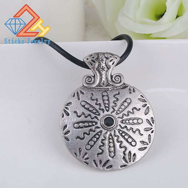 

alloy plating ancient silver pendant necklace (1 pieces / lot) environmentally friend, antique silver plating affordable