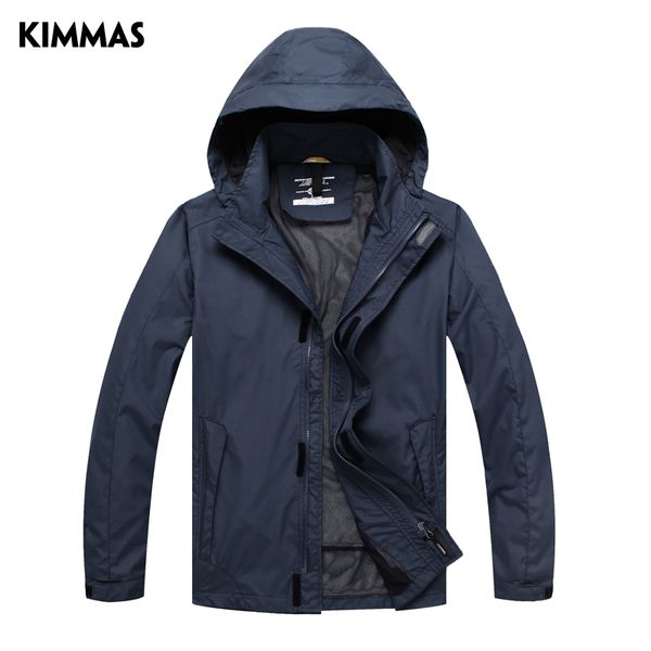 

wholesale-the 2016 men's outdoor men's windbreaker waterproof windproof warm camping camping hiking and mountaineering breathable, Blue;black