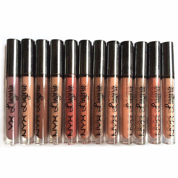 

12 color nyx lip lingerie lip cream lip glo lip tick vintage long la ting 4ml profe ional makeup