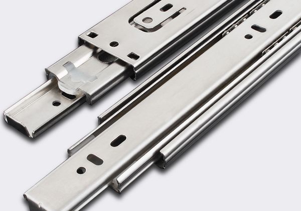 2019 Thick Cabinet Drawer Track Three Rail Row Ball Bearing