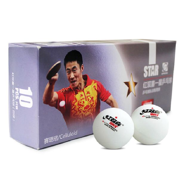 

wholesale- 30x dhs 1-star celluloid pingpong balls, white