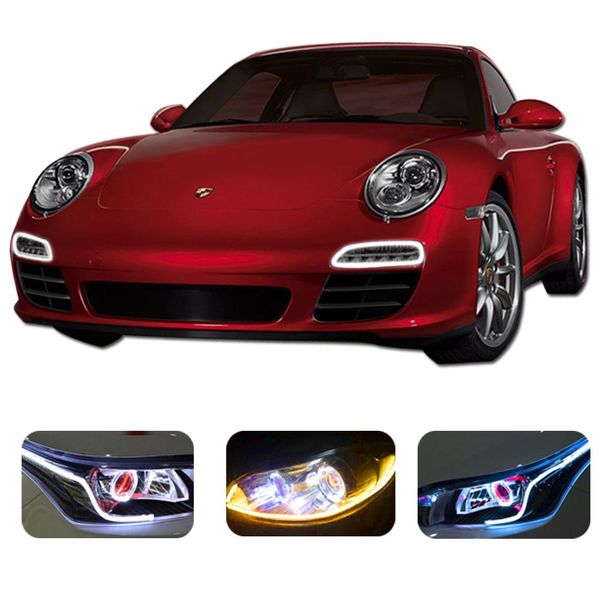 

60 см сменные DRL светодиодные бар трубки газа Гибкие светодиодные дневного света с