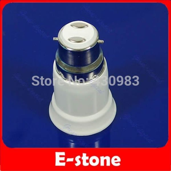 

wholesale- 3pcs/lot new led halogen cfl light bulb b22 to e27 lamp adapter