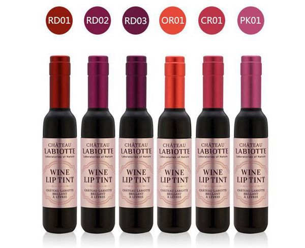 

labiotte wine bottle lip gloss chateau labiotte wine lip tint with blogger 6 colors for option dhl free