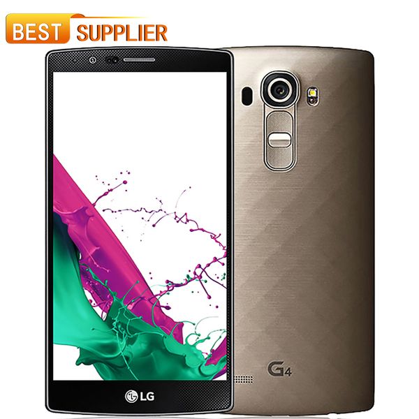 2016 sınırlı Sıcak Satış Orijinal Unlocked LG G4 5.5 Inç Akıllı Telefon 3 GB RAM 32 GB ROM 8 MP Kamera Gps Wifi Android yenilenmiş cep telefonu