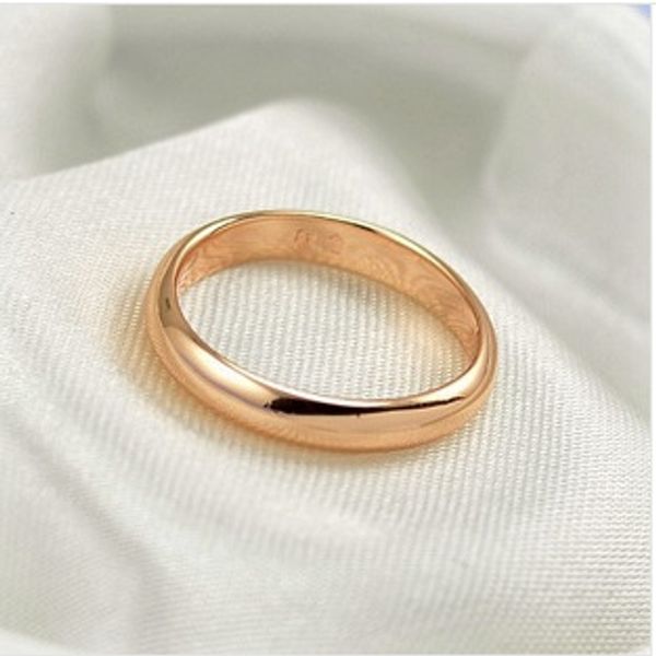 

sale by bulk, 36pcs/box, rose gold palted titanium steel ring, 4mm width, mix size:5-13, and high quality, Golden;silver