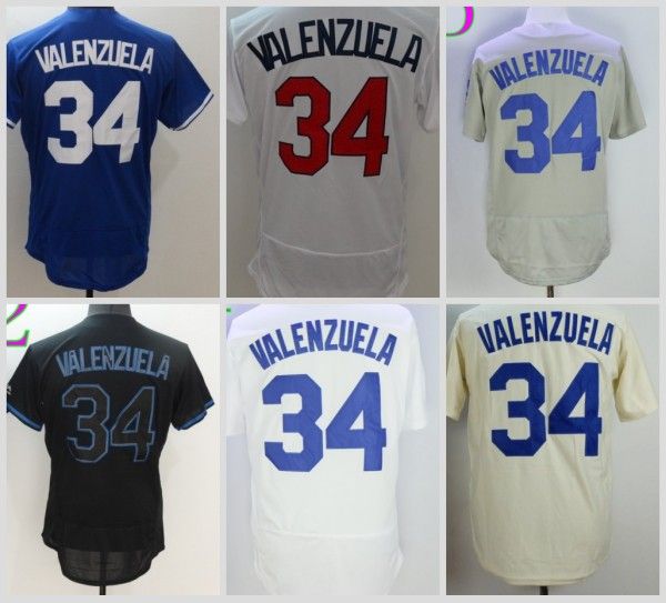 

Whole ale ba eball 34 fernando valenzuela jer ey cream white flexba e lo angele vintage jer ey cooper town grey cool ba e blue