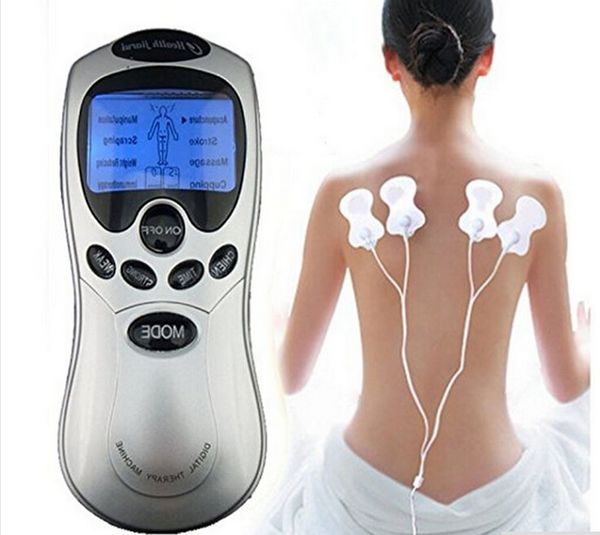 

Full body ten digital therapy ma ager limming pul e mu cle relax ma age electric lim 4 pad pain relief fitne with retail package