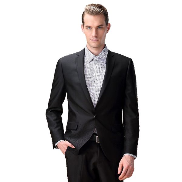 

wholesale-016 new arrival men office or party solid black suits of in 85, White;black