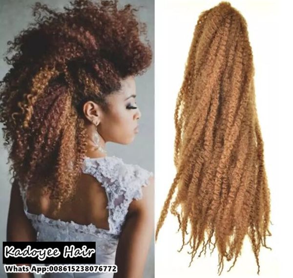 2020 New Afro Kinky Twist Braid Curly Freetress Synthetic Hair