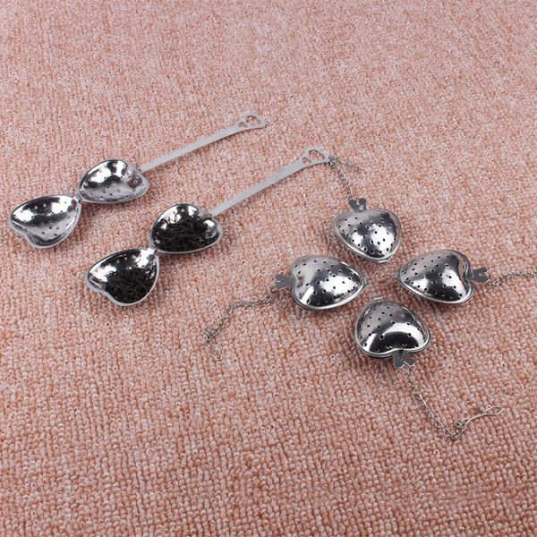 

tea time" heart tea infuser heart-shaped stainless tea infuser spoon filter 1000pcs/lot ic786