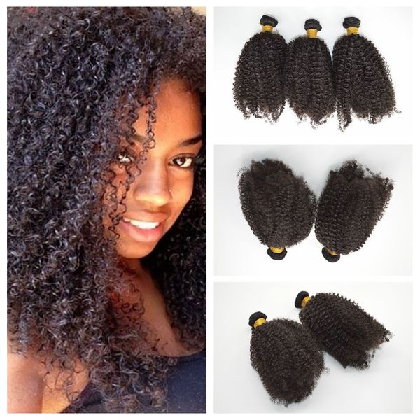 Brazilian Kinky Curly Hair Weaves G Easy Best Quality Human Hair