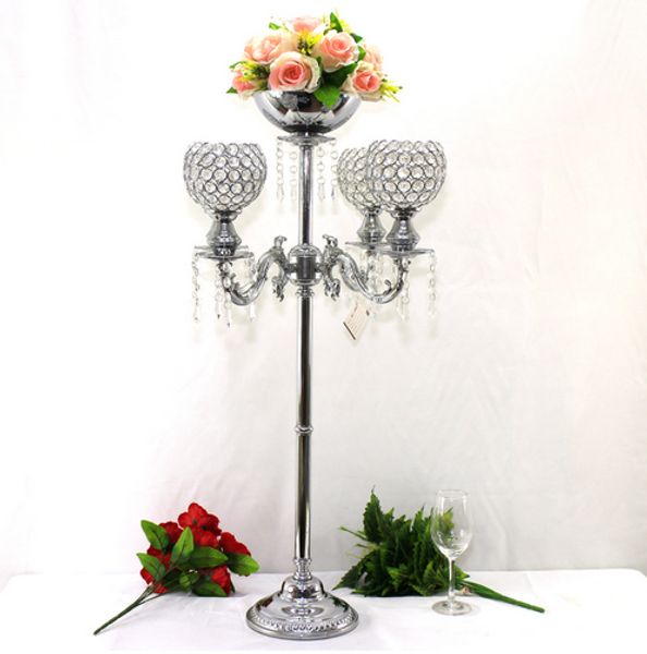 Crystal Wedding Chandelier Flower Floral Stand Candelabra Wedding