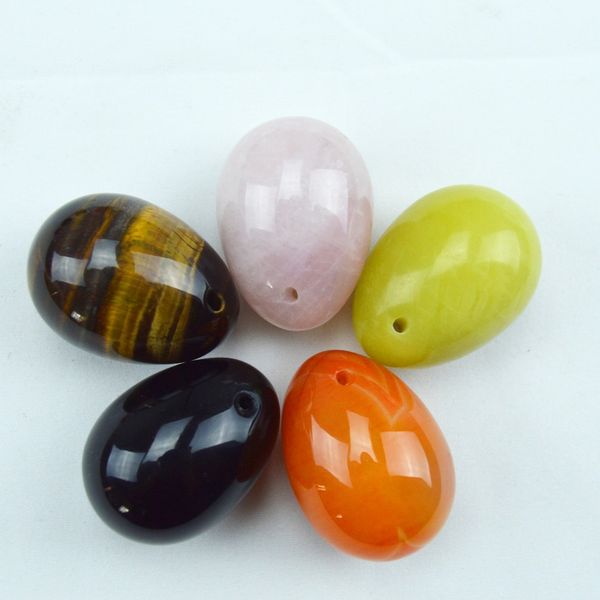 Himabm Medium Natural Jade Egg For Kegel Exercise Chakra Massage Pelvic Floor Muscles Vaginal Exercise Yoni Ben Wa Ball Massage Products Magicwand