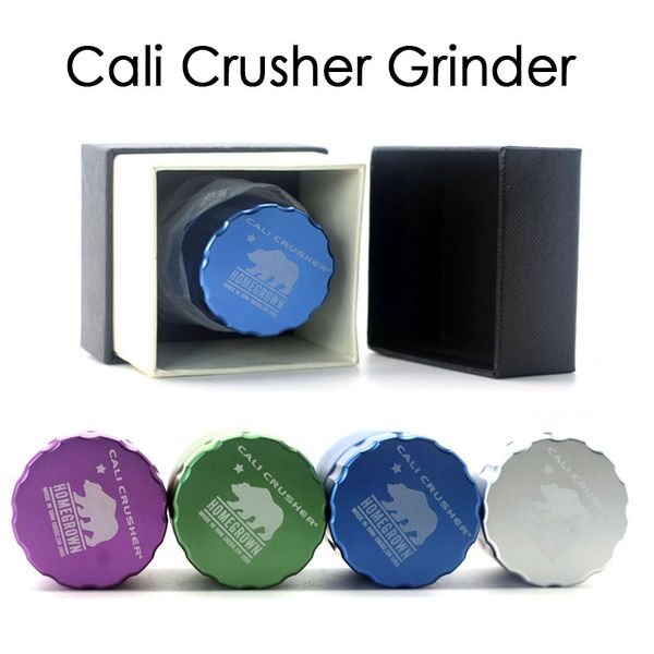 

TOP-Кач Cali дробилка Grinder 42 / 53mm Aircraft Алюминий Херб шлифмашины 4 слоя обеспечивают лучший потрогать и текстуры металла Grinder