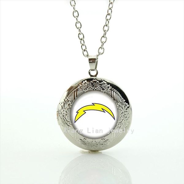 

модный круглый медальон ожерелье ювелирные изделия повседневная команда новый микс 32 спорт команда аксессуар для мужчин и женщин nf052, Silver