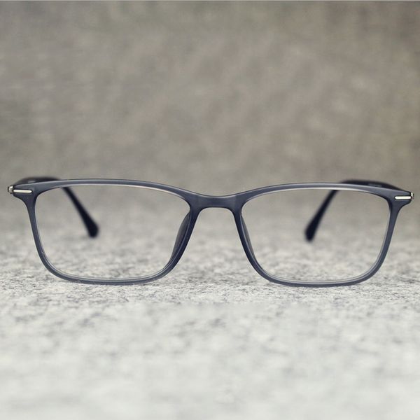 

wholesale- 2016 business men's brand square tungsten glasses frame vintage flexilbe myopia carbon steel eyeglasses computer eyewear ocu, Silver