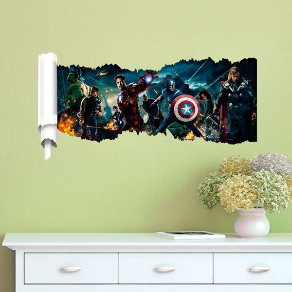 HULK GRIP The Avengers Decal Removable WALL STICKER Home Decor Art Movie Giant