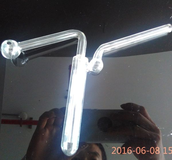 DHgate Günstigste Mini-Glasbong Ölbrenner Rohr dab berauschende Wasserbong dünne Glasrohre kostenloser Versand