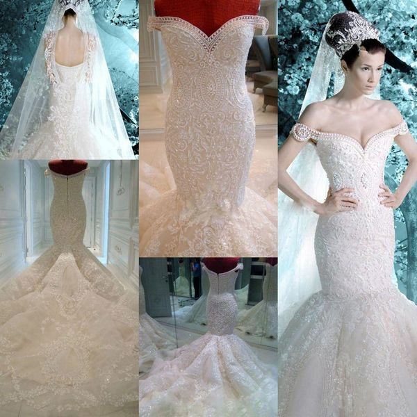

michael cinco свадебные платья скромное удивительное хрустальное кружево подробнее дубай арабский собор собор замок церковь свадебное платье, White