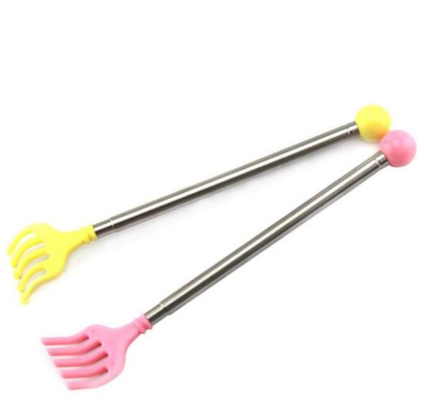 

telescopic portable back scratcher practical handy stainless scratching massage cute bear claw back scratcher gift for parents