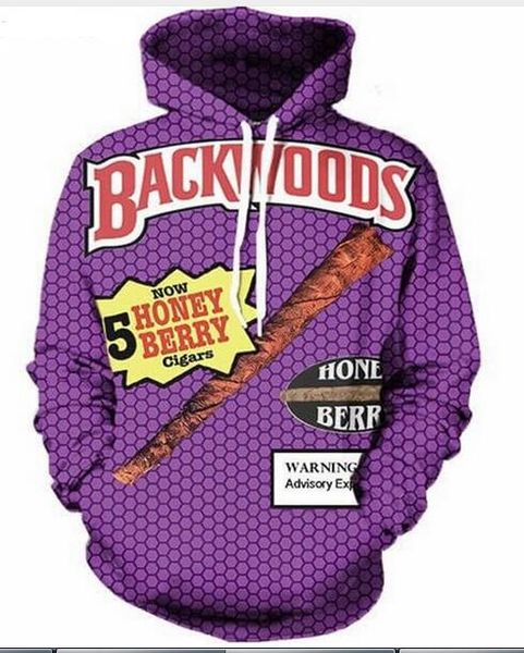 

women fashion 3d men hoodies sweatshirt new cool xklms09 streetwear fashion clothes backwoods long sleeve style print exsit, Black