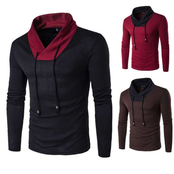 

New Style Men Slim Fit Knitting Sweater Long Sleeve Pullover Male Brand Casual Thin Round Collar Sweaters Clothes M-2XL