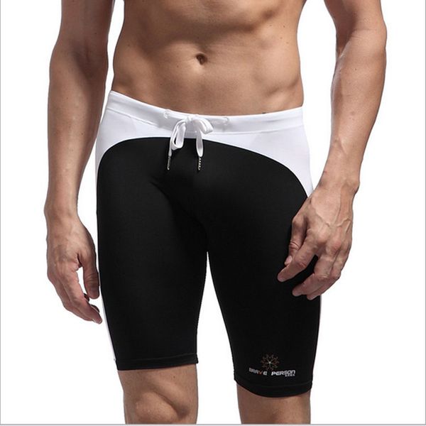 Brand a board di compressione all'ingrosso marchio spandex da nuoto da nuoto da nuoto uomini lunghi pugili biancheria intima Trunks tronchi da surf boschi