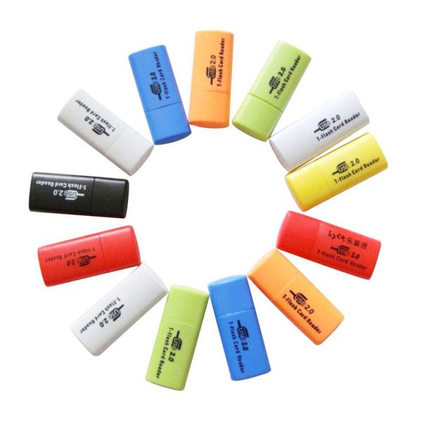 100 Stück hohe Qualität, kleiner Hund USB 2.0 Speicher TF-Kartenleser, Micro-SD-Kartenleser DHL FEDEX kostenloser Versand